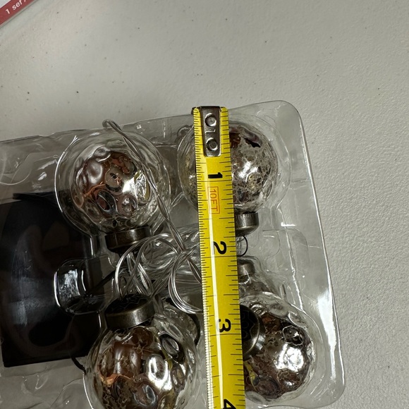 LED CRAFTING LIGHTS SILVER SPECKLED BALLS - Picture 13 of 13